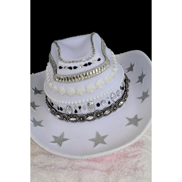 Classy Silver Cowgirl Hat main image 6